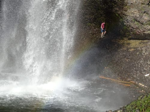 path behind the Moul Falls