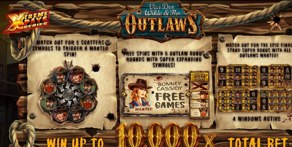 Van Der Wilde and The Outlaws Slot Review