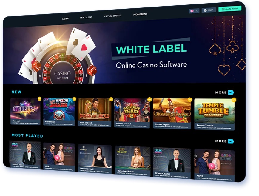 white label casino online software