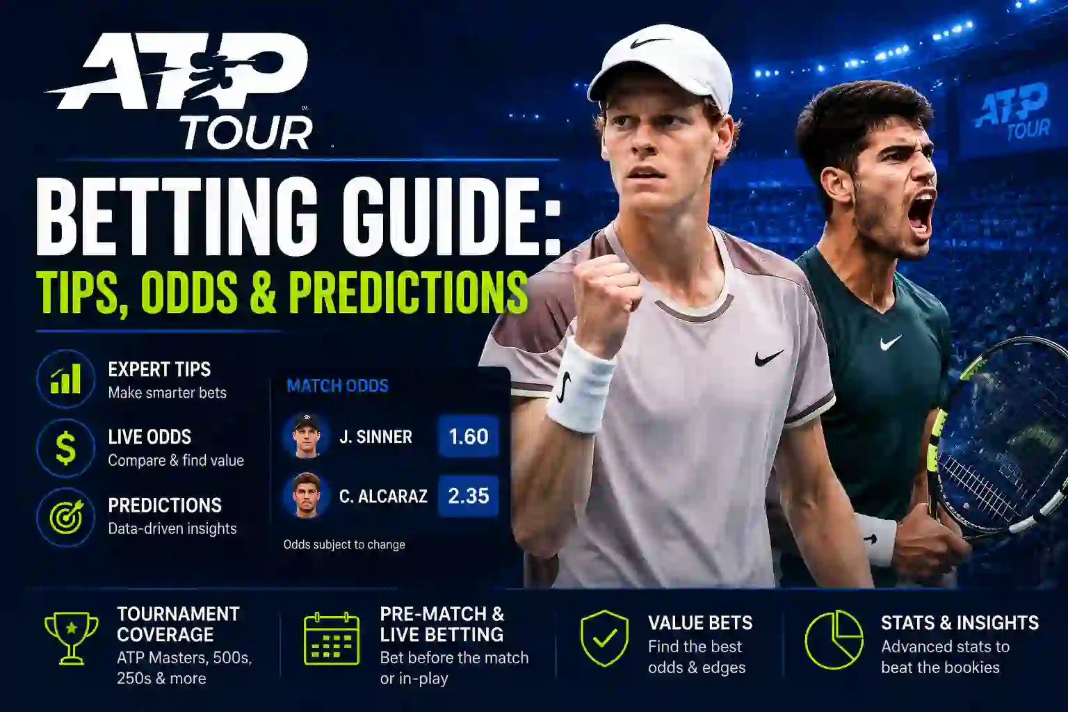 ATP Tour Betting Guide: Tips, Odds & Predictions