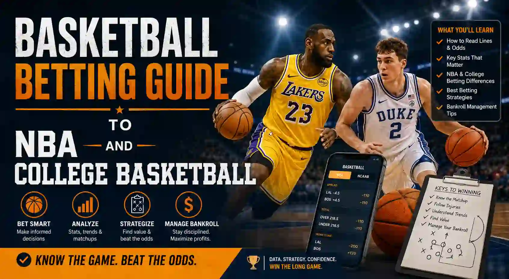 Basketball Betting Guide to NBA and College Basketball