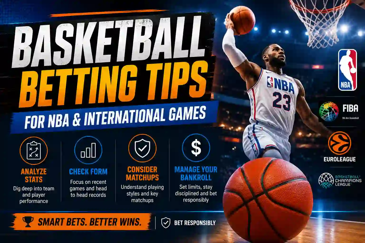 Basketball Betting Tips for NBA & International Games