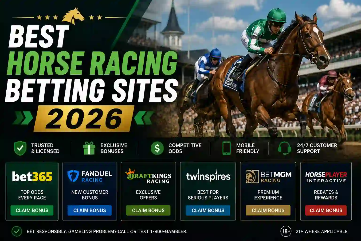 Best Horse Racing Betting Sites 2026