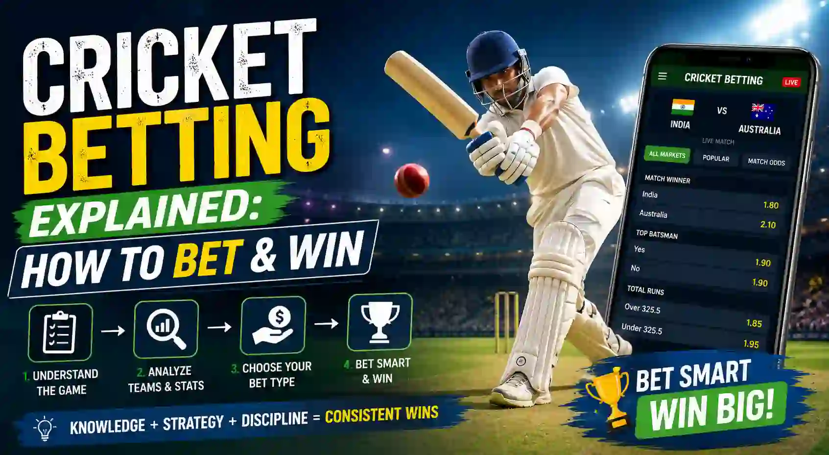 Cricket Betting Explained: How to Bet & Win