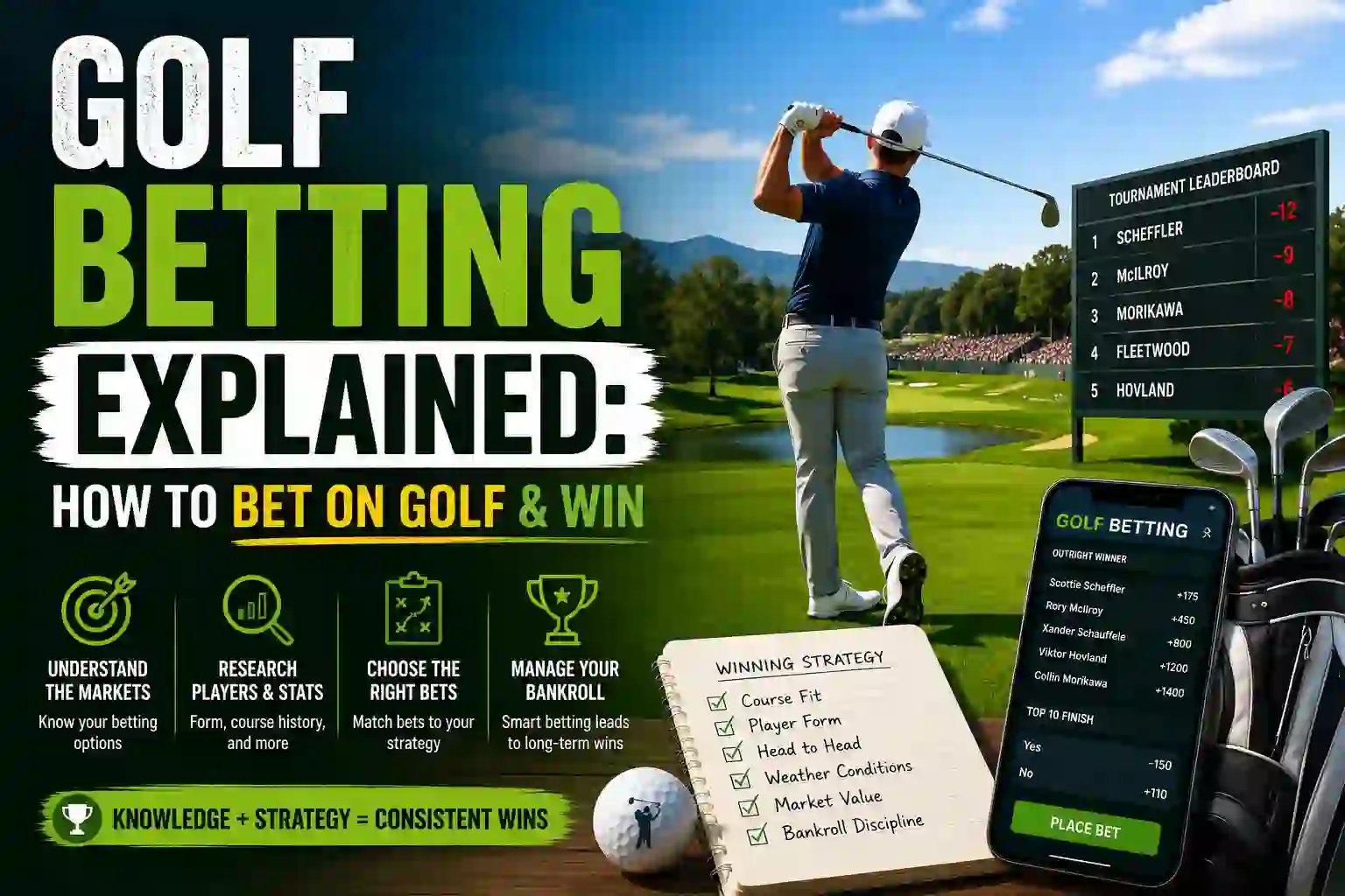 Golf Betting Explained: How to Bet on Golf & Win