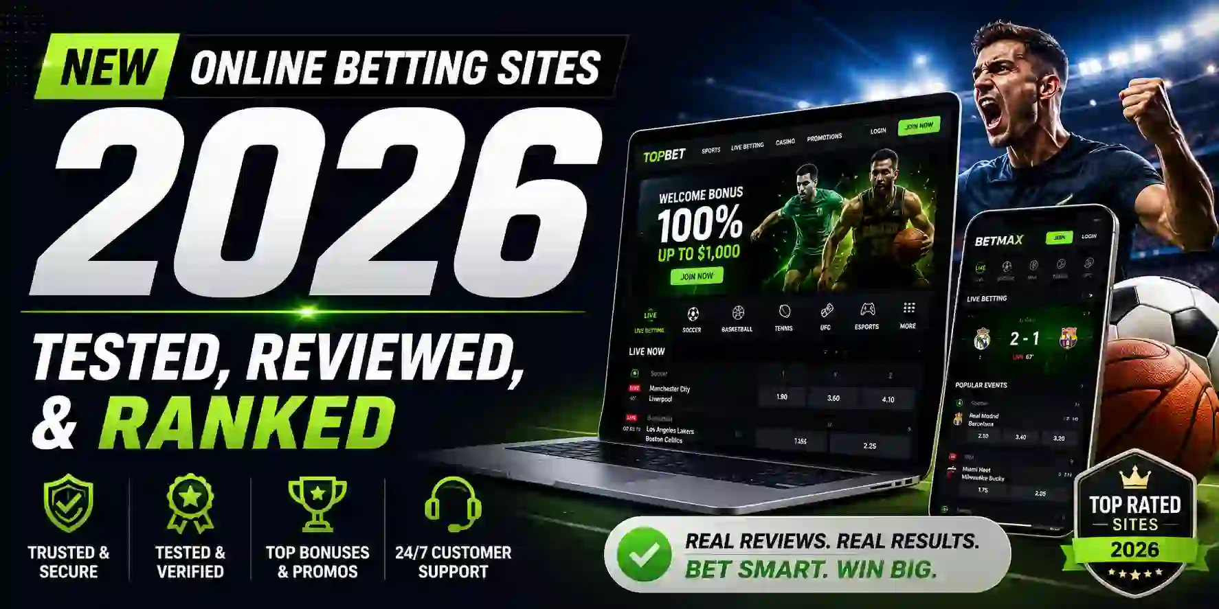 New Online Betting Sites 2026: Tested, Reviewed, & Ranked