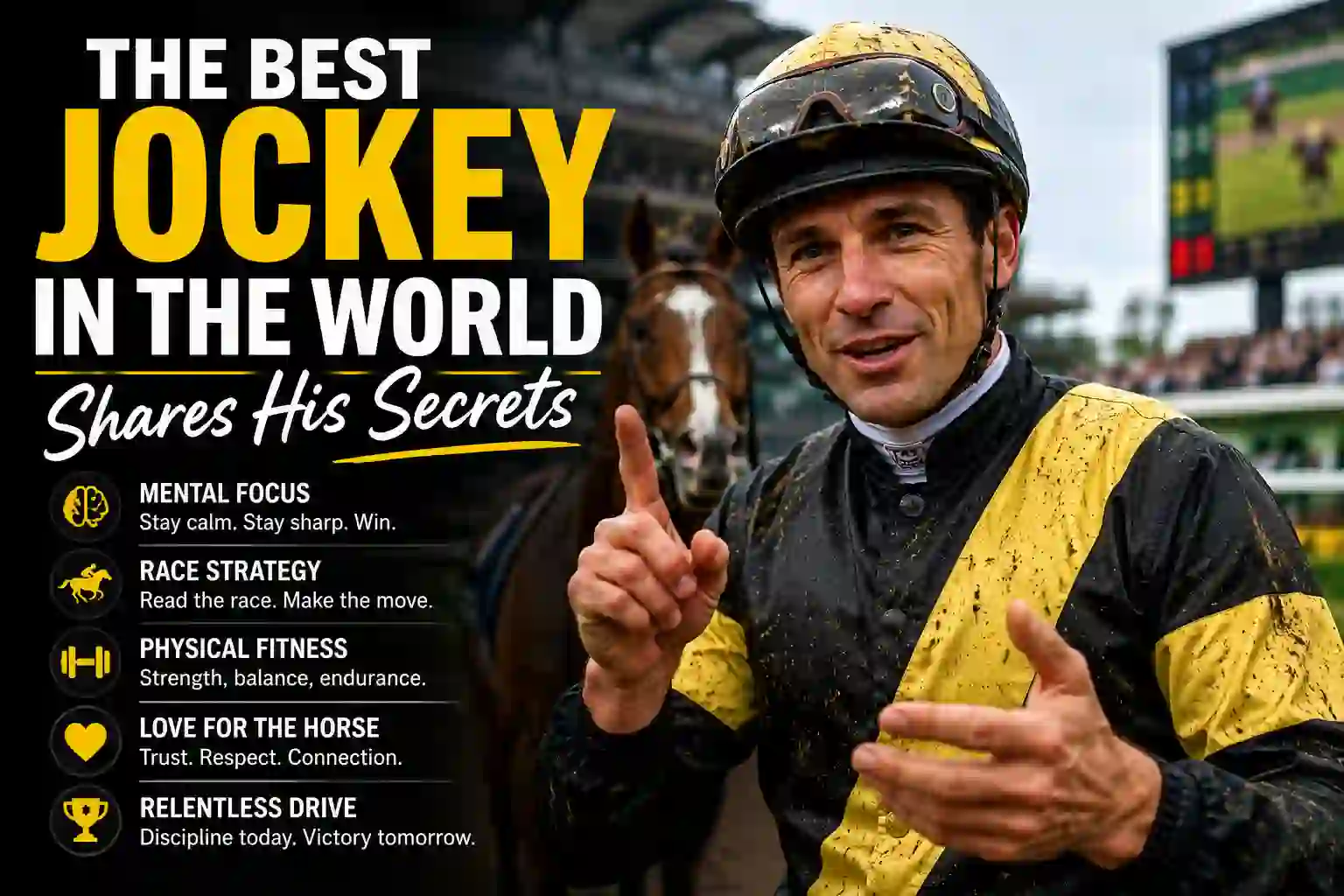 The Best Jockey in the World Shares His Secrets