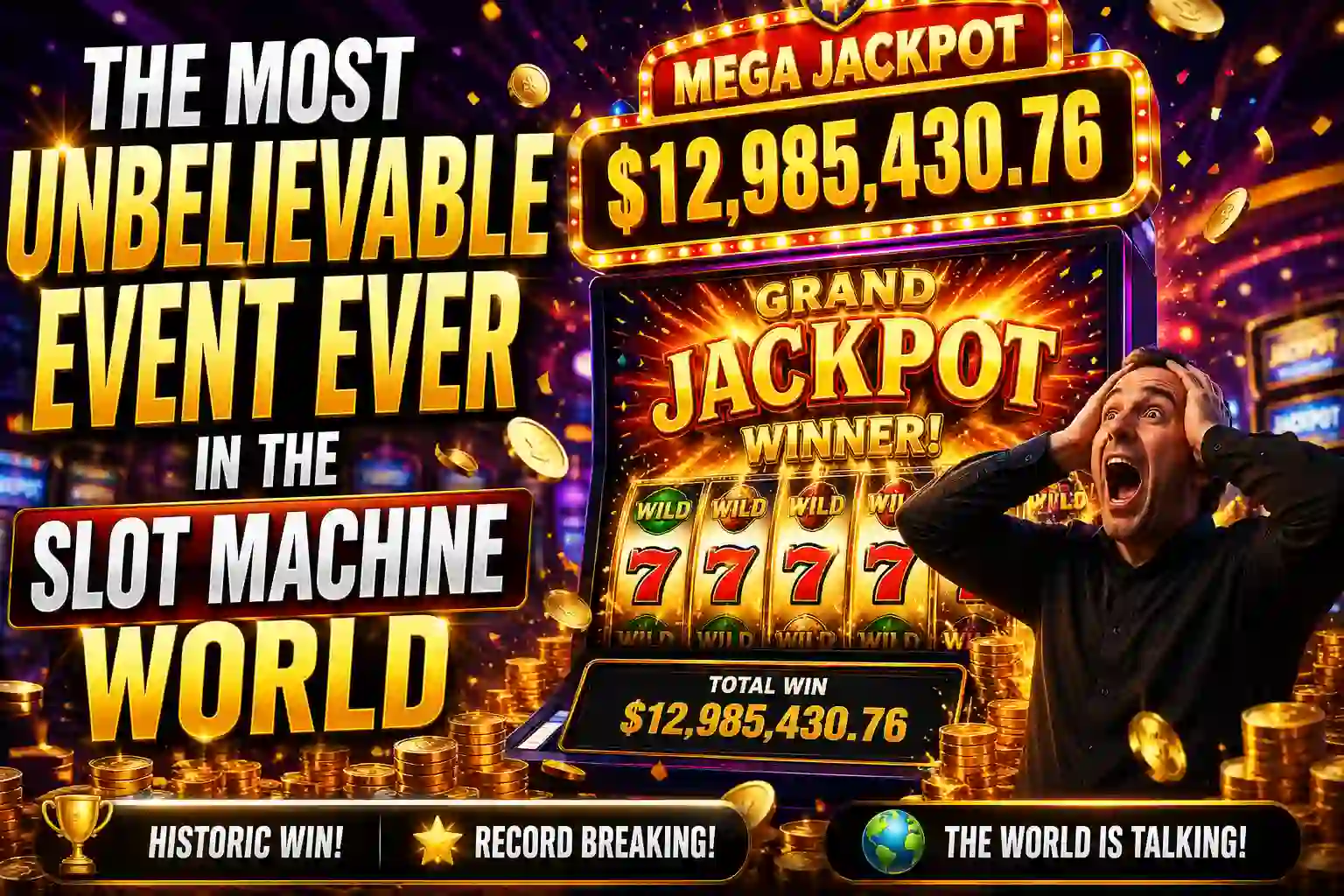 The Most Unbelievable Event Ever in the Slot Machine World