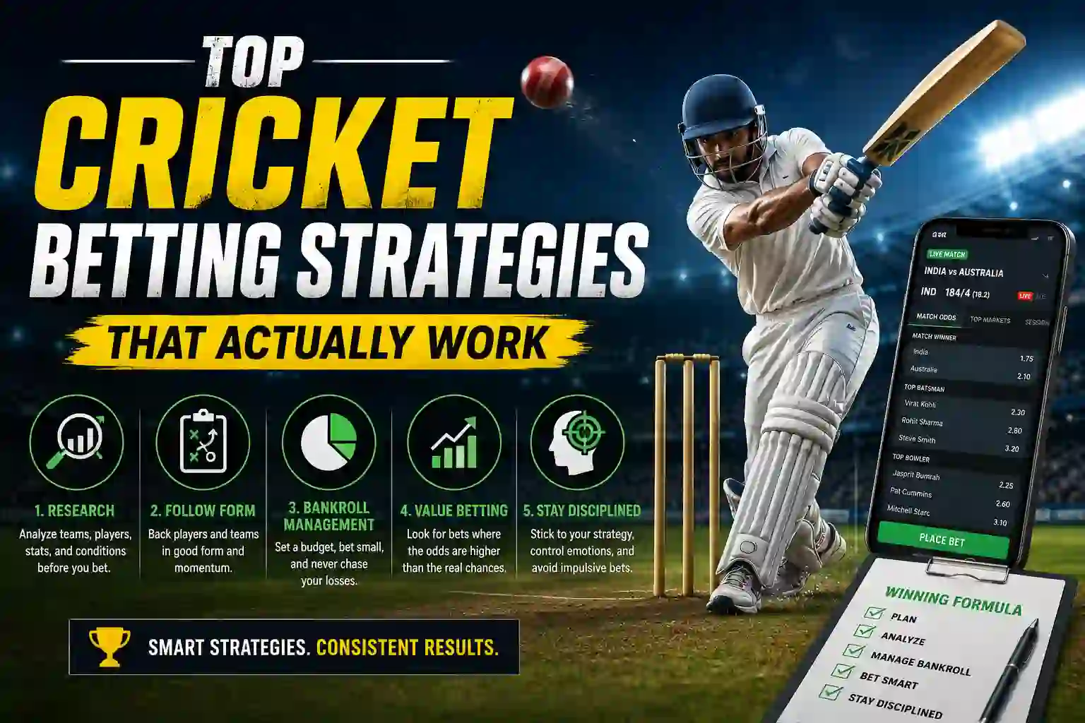 Top Cricket Betting Strategies That Actually Work