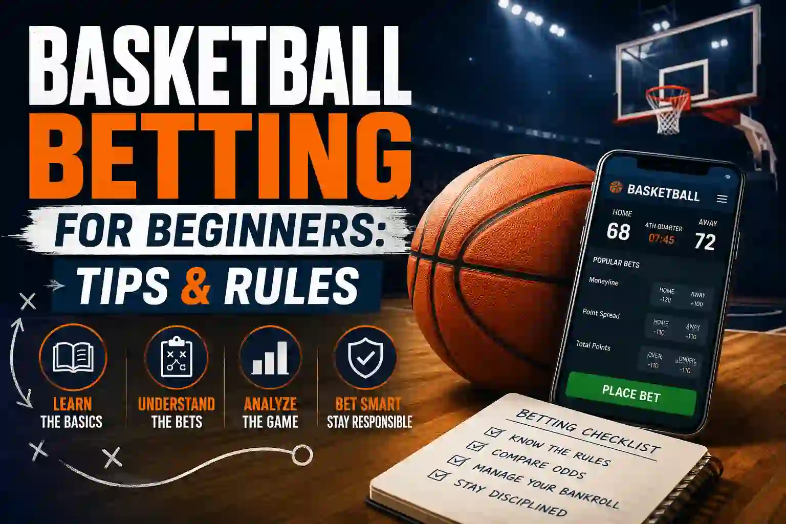 Basketball Betting for Beginners: Tips & Rules