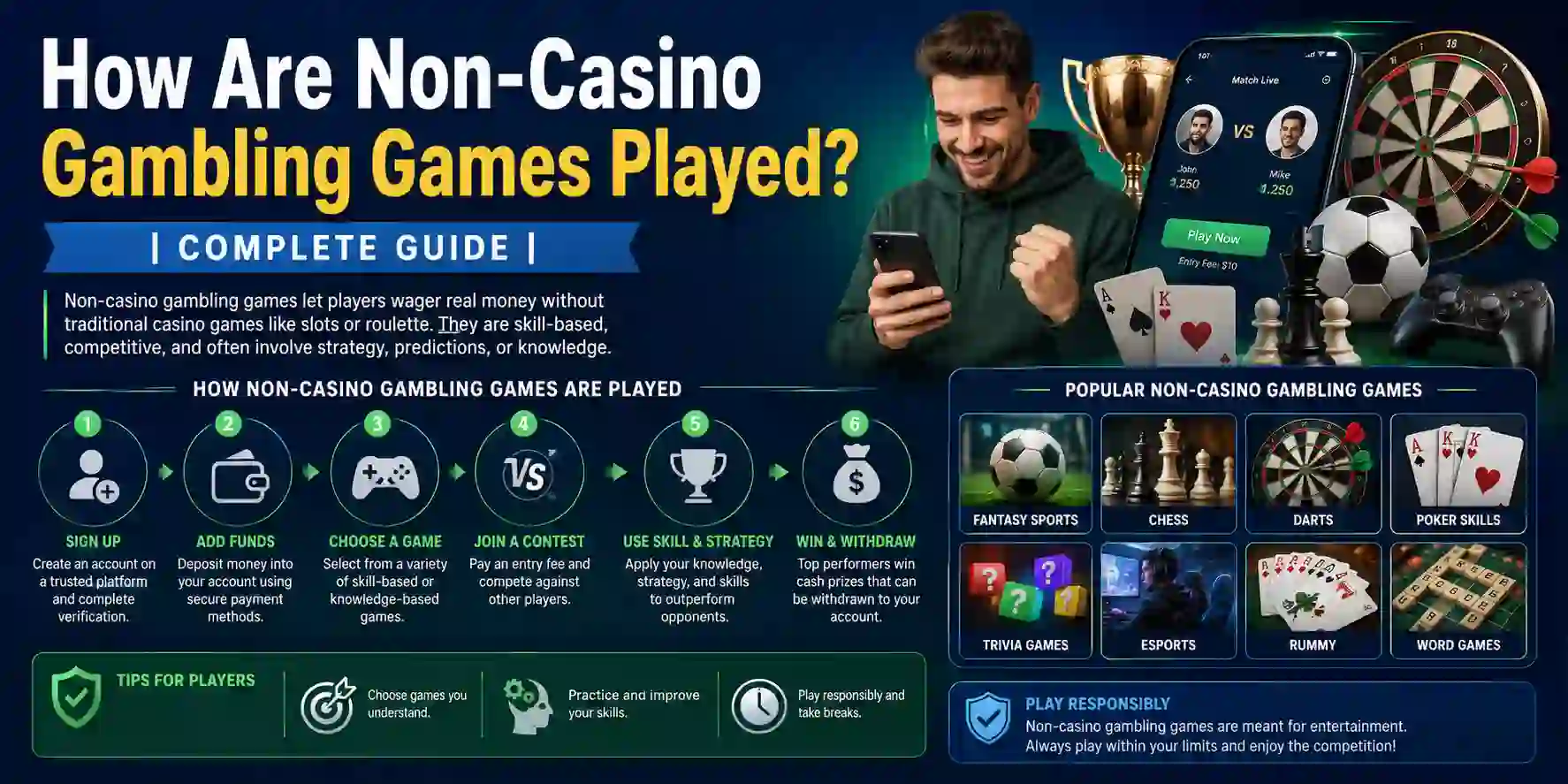 How Are Non-Casino Gambling Games Played Complete Guide