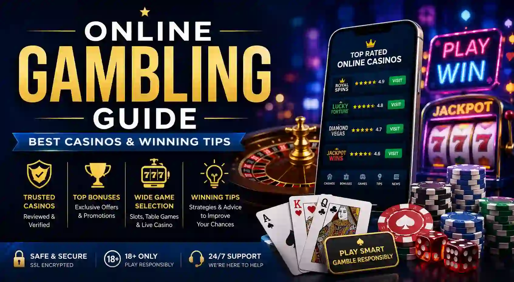 Online Gambling Guide - Best Casinos & Winning Tips
