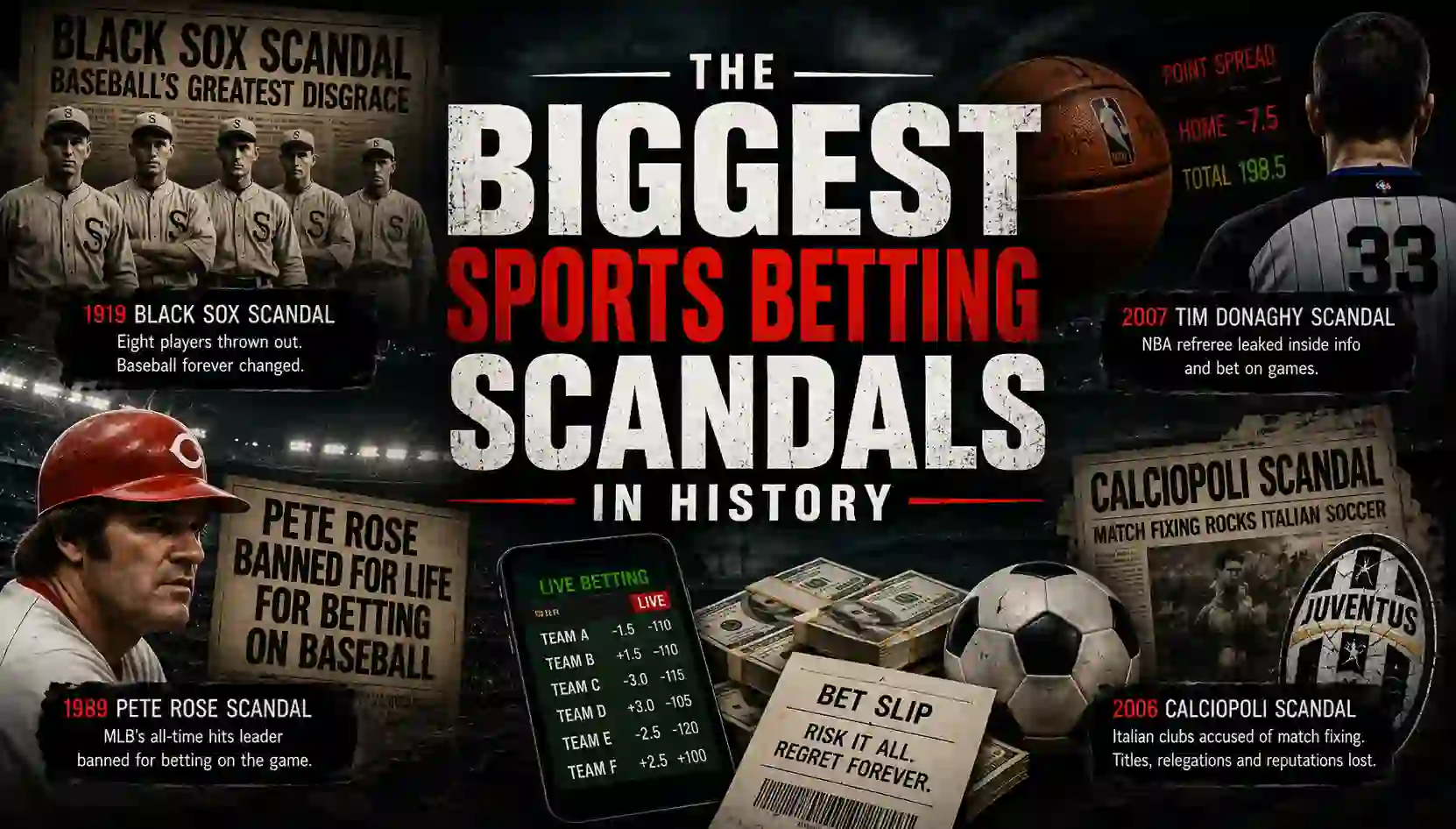 The Biggest Sports Betting Scandals in History