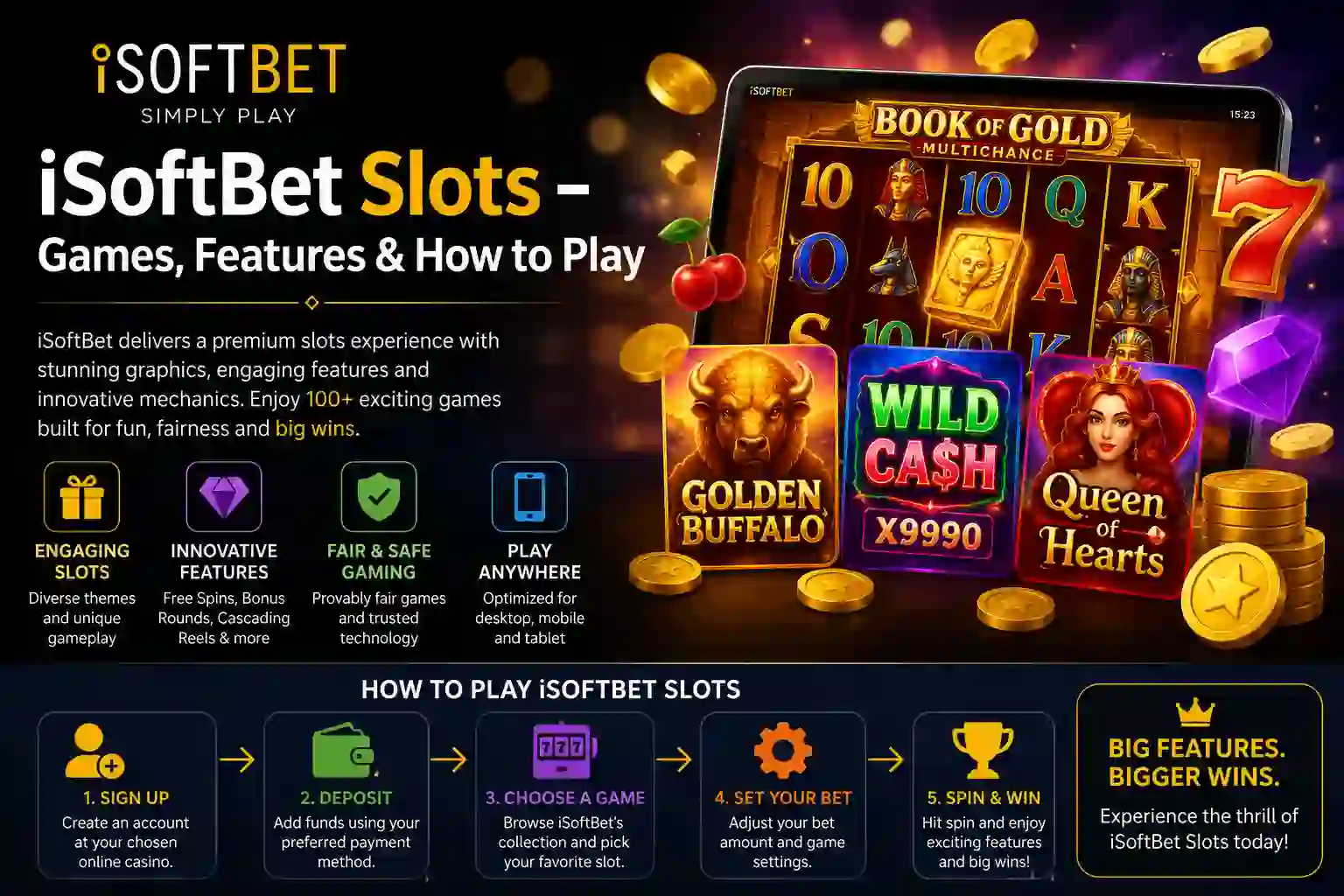 iSoftBet Slots – Games, Features & How to Play