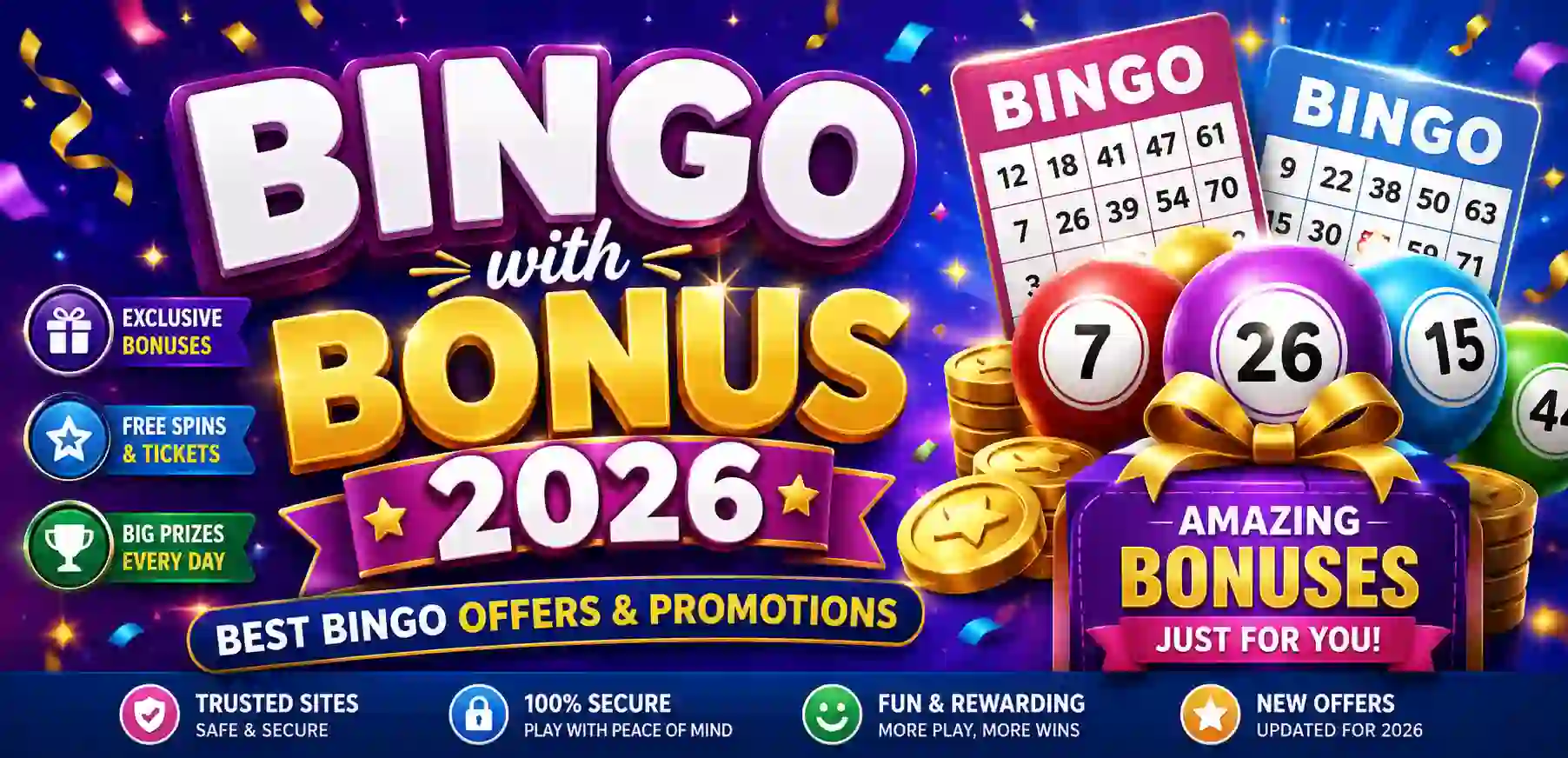 Bingo with Bonus 2026: Best Bingo Offers & Promotions