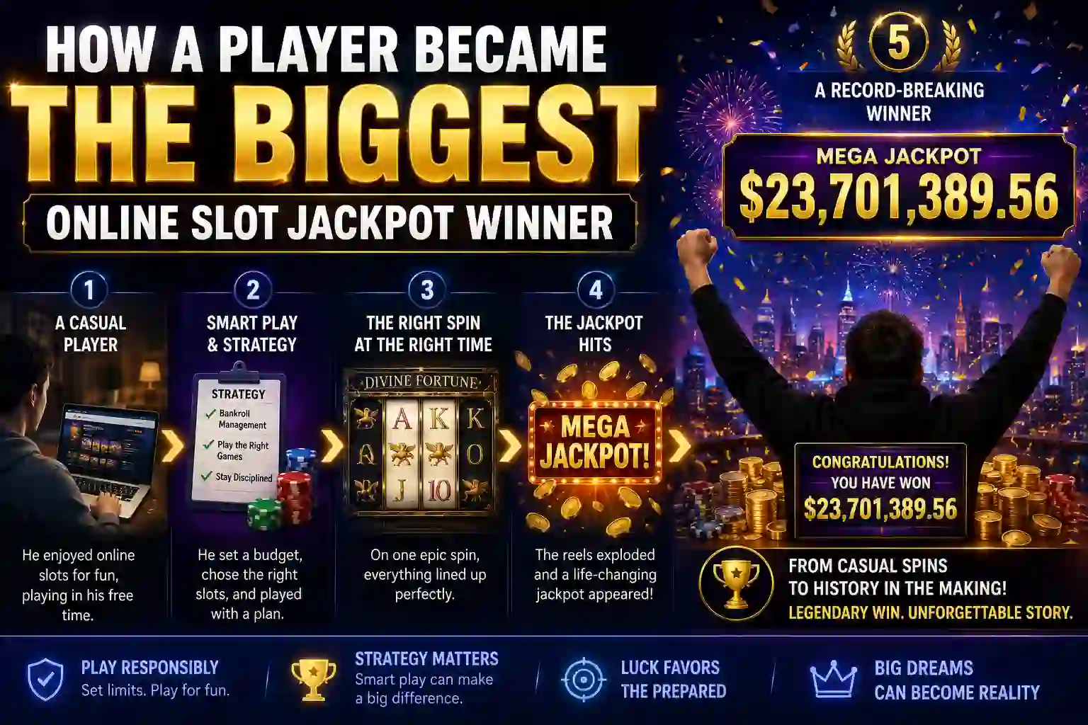 How a Player Became the Biggest Online Slot Jackpot Winner
