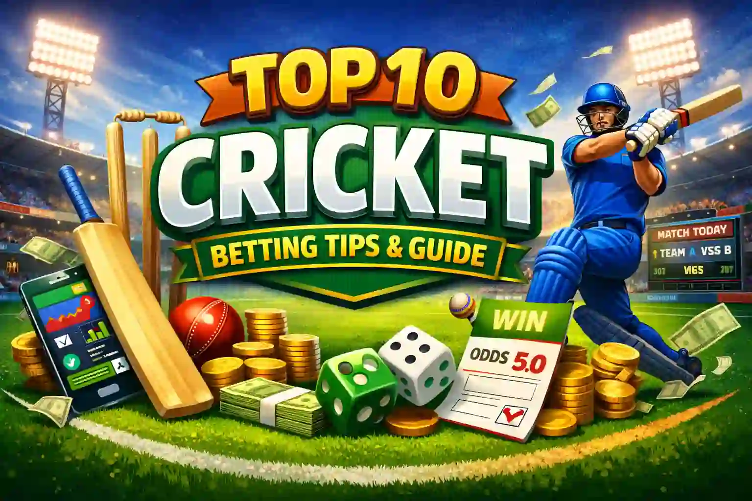 Top 10 Cricket Betting Tips & Guide