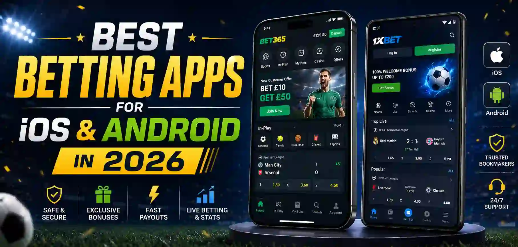 Best Betting Apps for iOS & Android in 2026