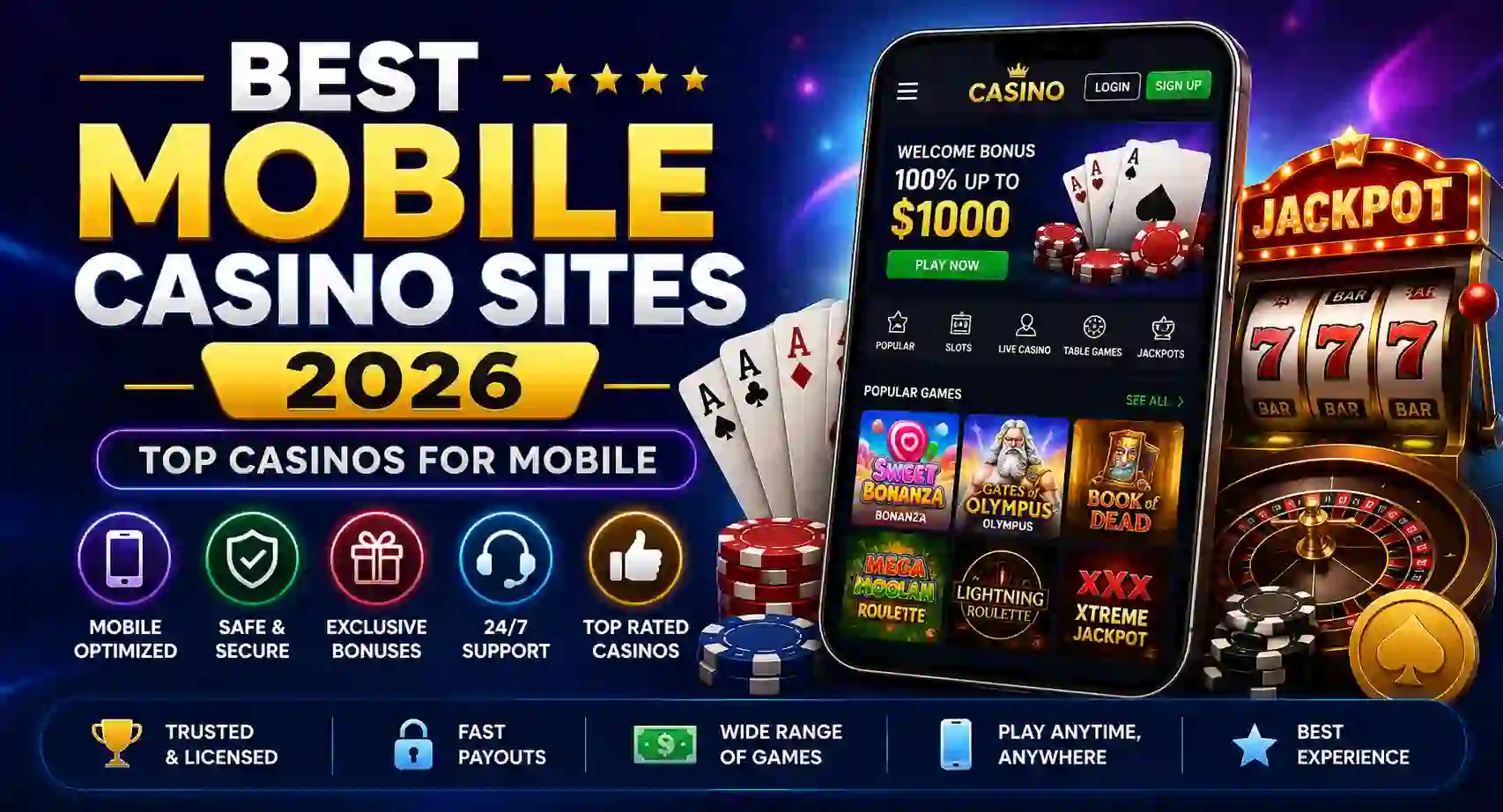 Best Mobile Casino Sites 2026: Top Casinos for Mobile