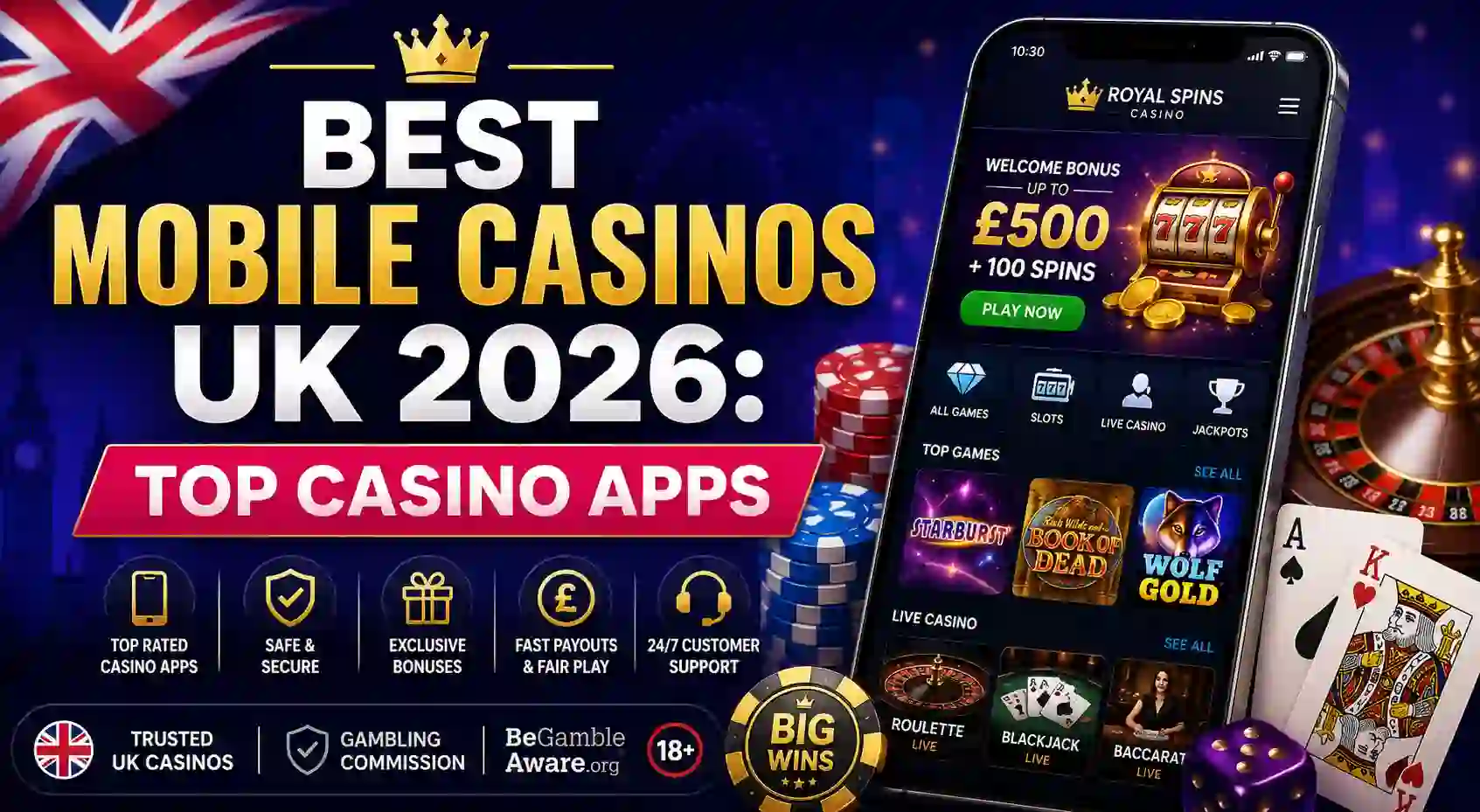 Best Mobile Casinos UK 2026: Top Casino Apps