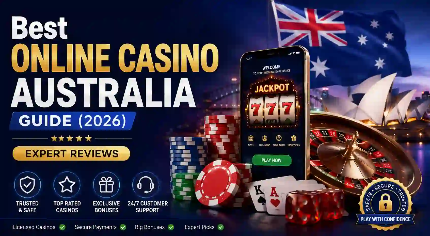 Best Online Casino Australia Guide (2026) | Expert Reviews