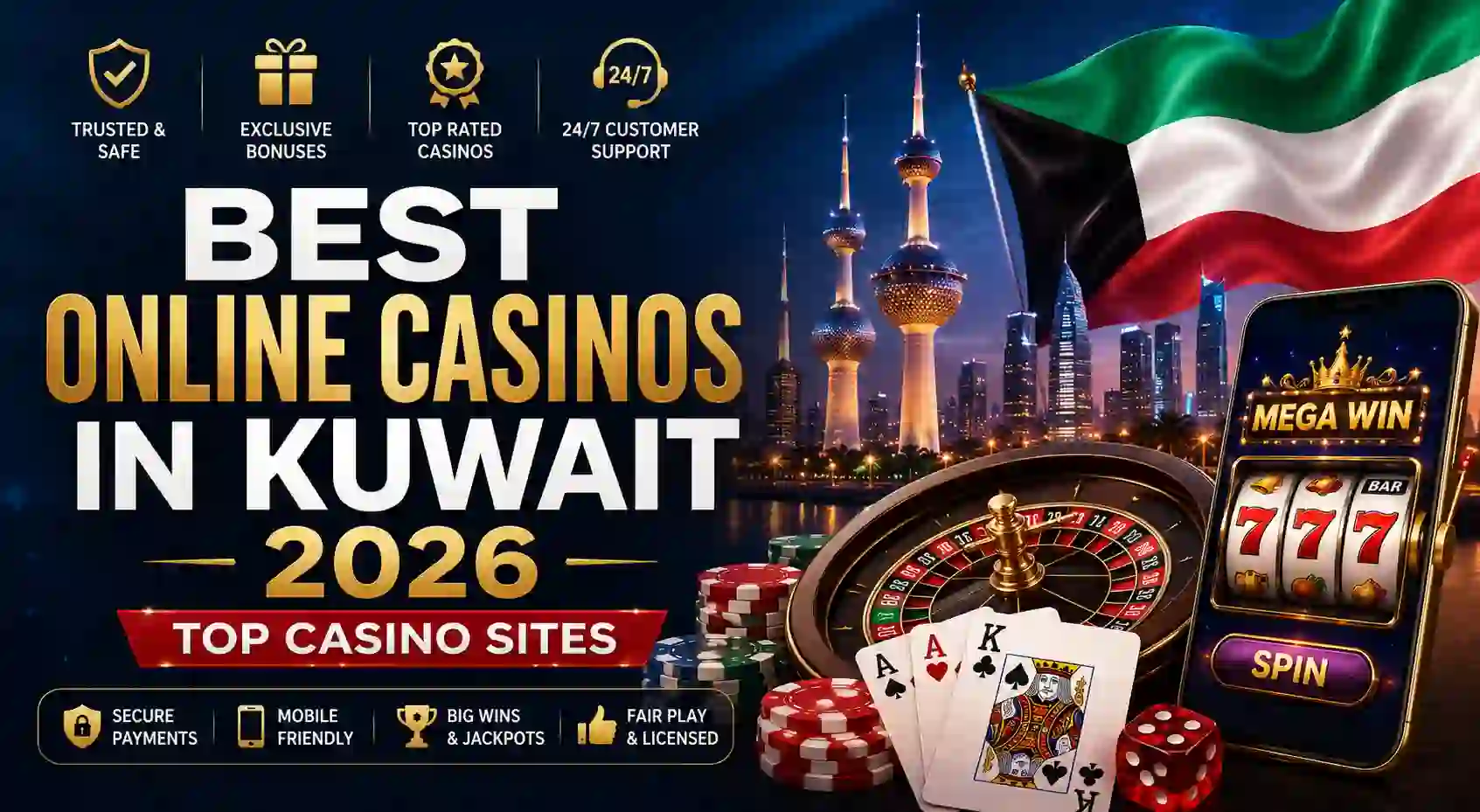 Best Online Casinos in Kuwait 2026 | Top Casino Sites
