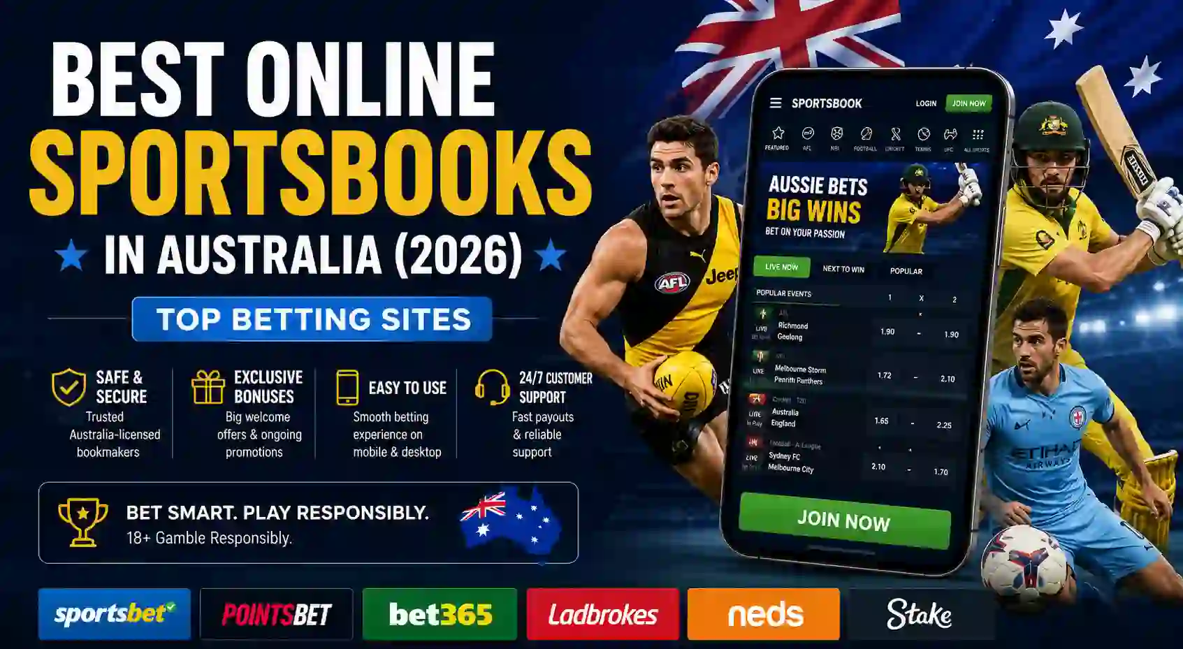 Best Online Sportsbooks in Australia (2026) | Top Betting Sites