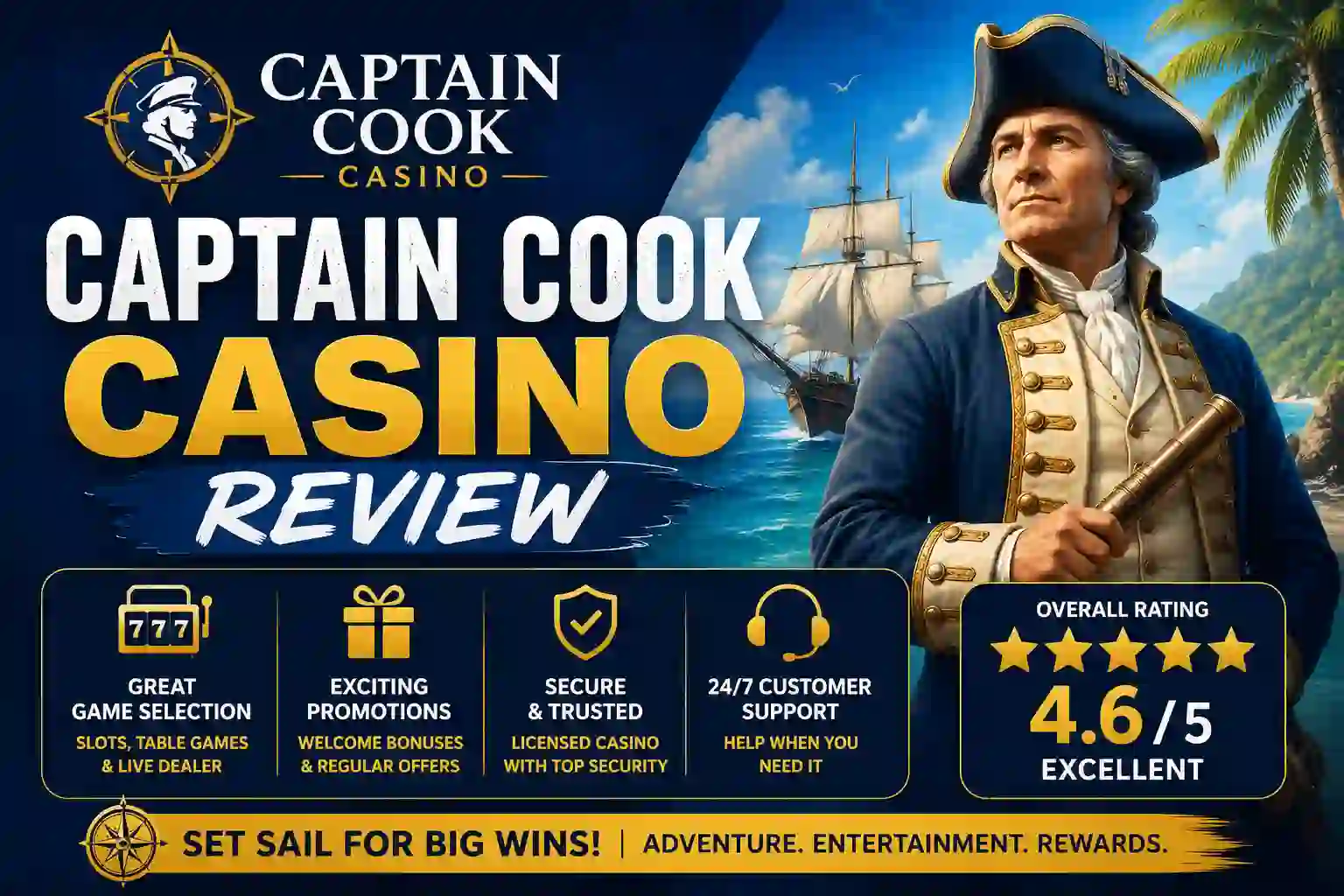 Captain Cook Casino Review