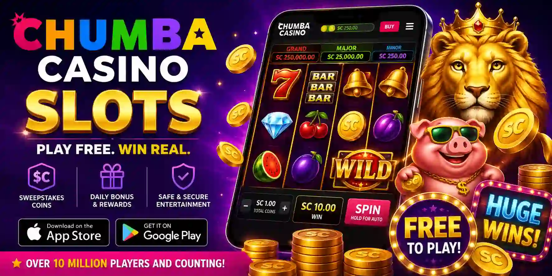 Chumba Casino Slots App | Download for iOS & Android
