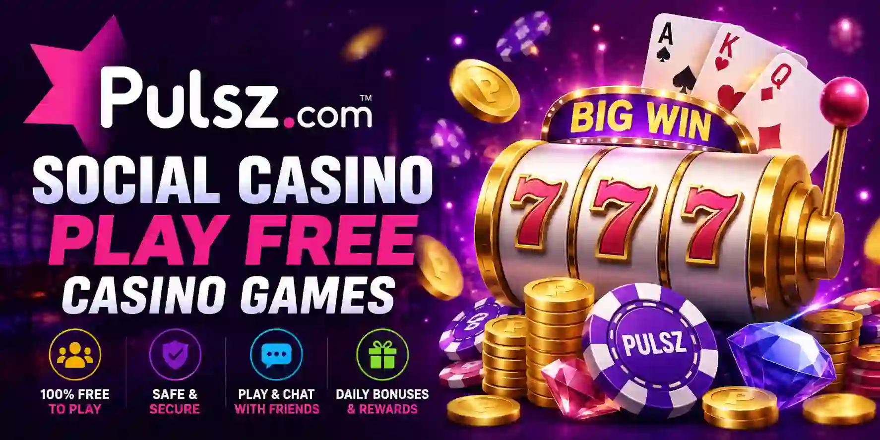 Pulsz.com Social Casino – Play Free Casino Games