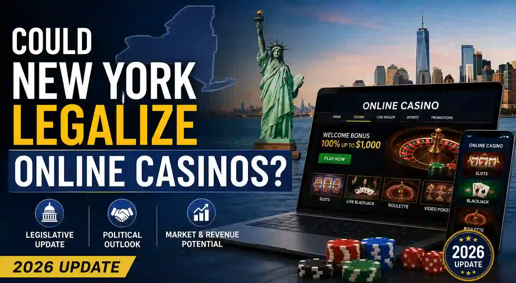 Could New York Legalize Online Casinos? 2026 Update