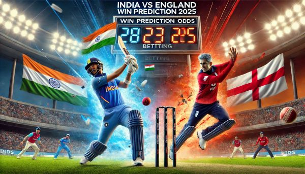 India vs England 2nd ODI Win Prediction Odds 2025 Jackpot Bet Online