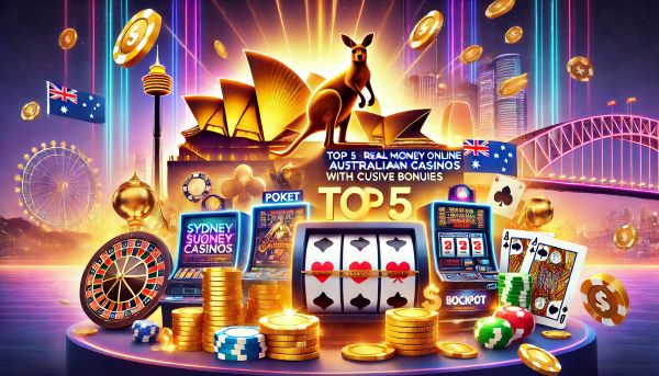 Top 5 New Real Money Online Aussie Casinos With Exclusive Bonuses