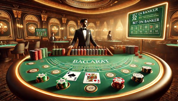 Baccarat casino game strategy