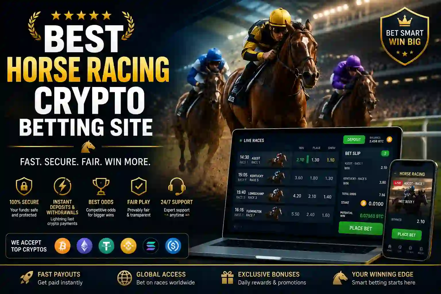 Best Horse Racing Crypto Betting Site