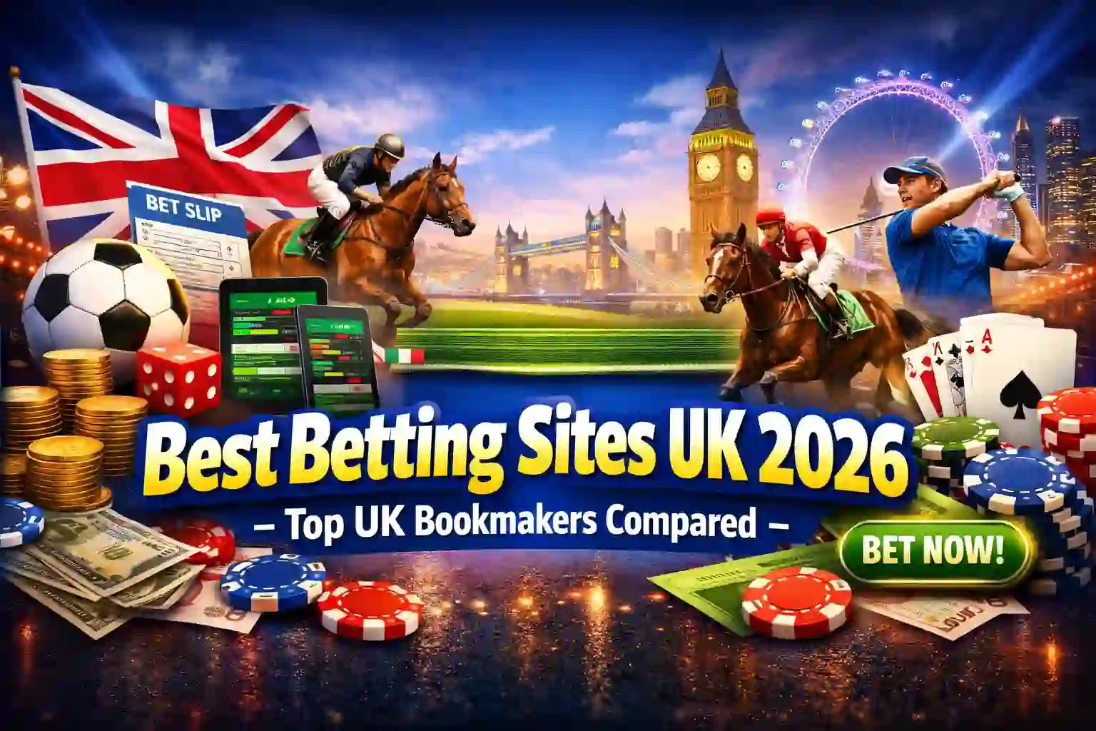 Best Betting Sites UK 2026 – Top UK Bookmakers Compared