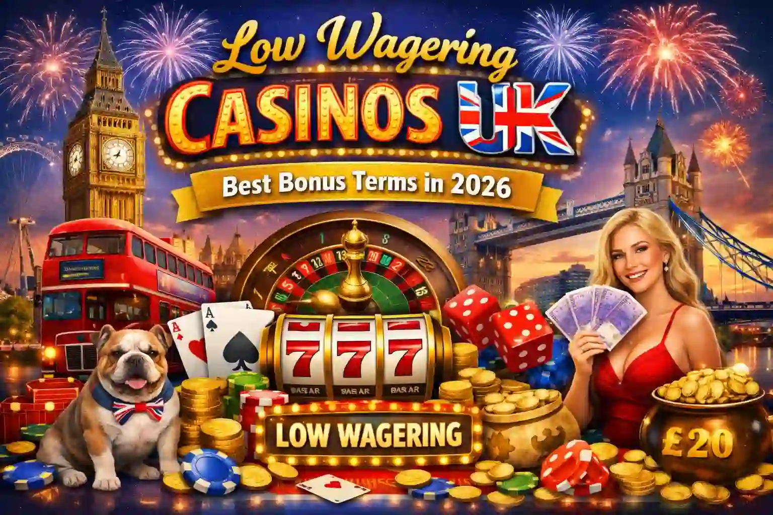 Low Wagering Casinos UK – Best Bonus Terms in 2026