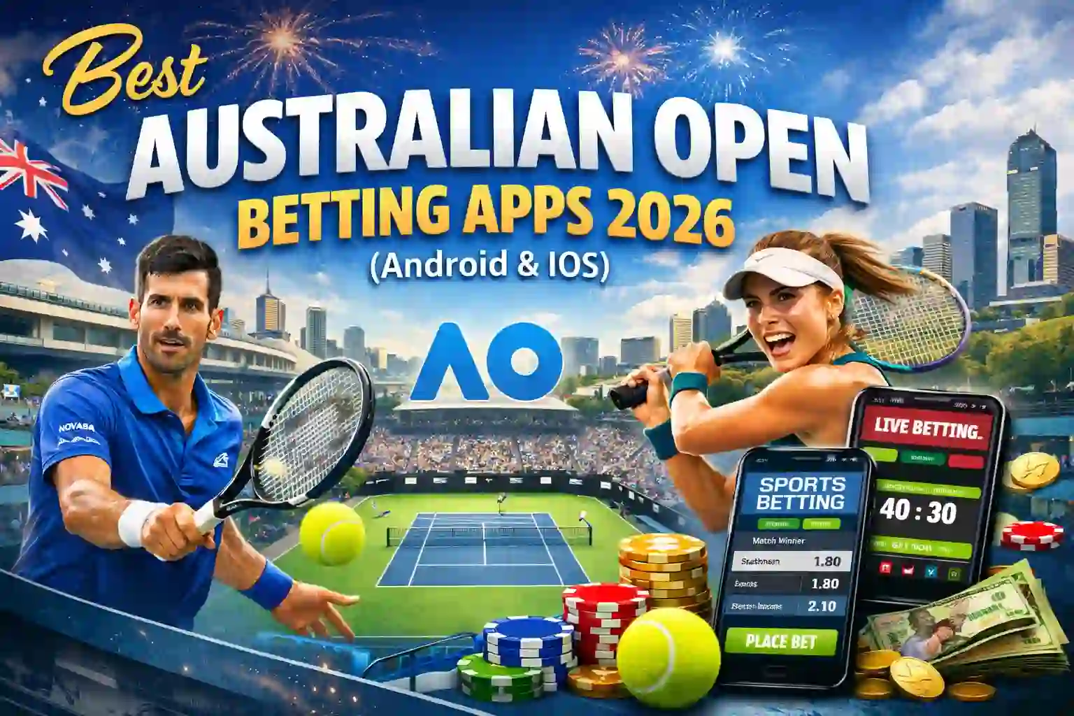 Best Australian Open Betting Apps 2026 (Android & iOS)
