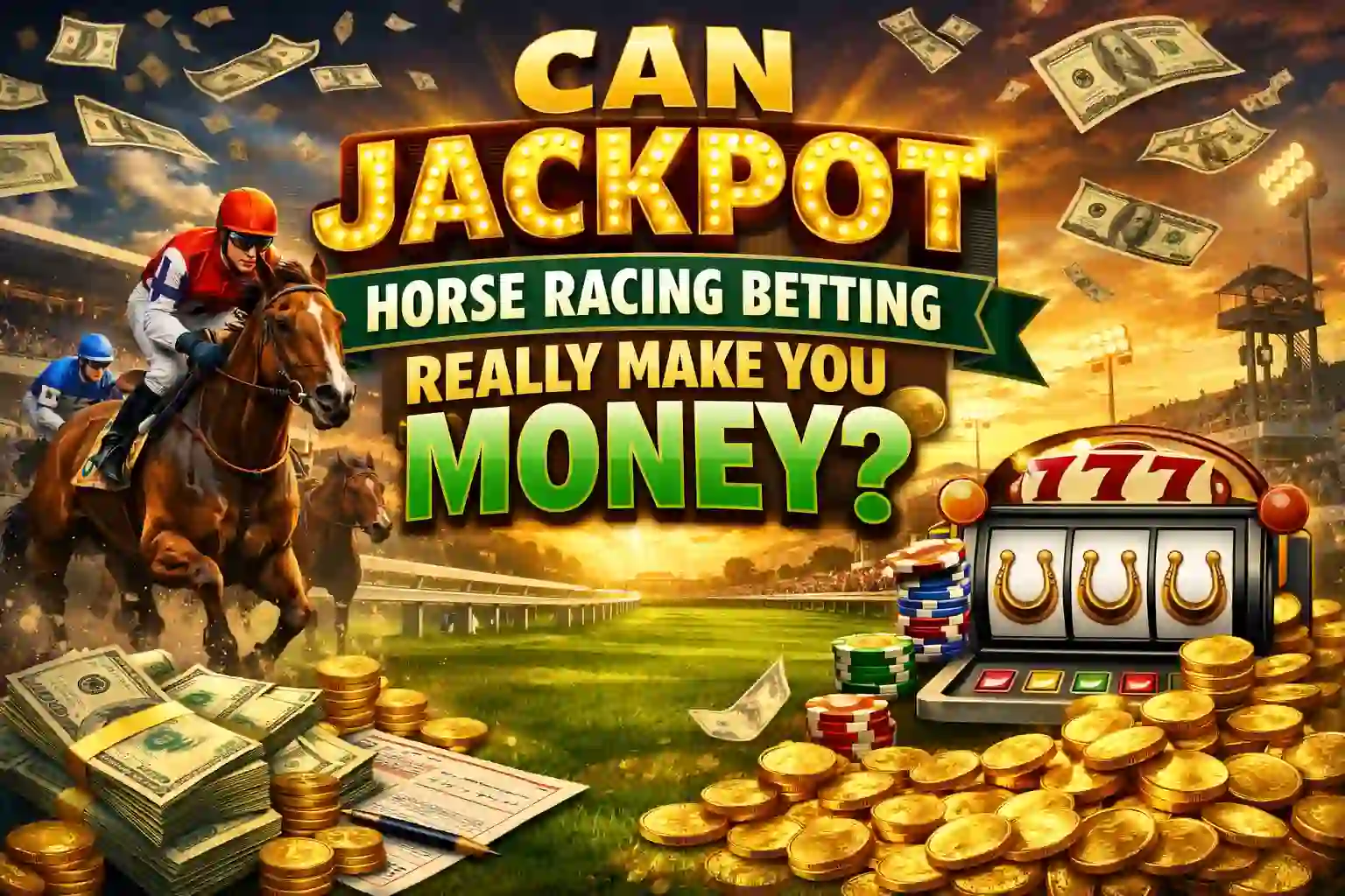 Can Jackpot Horse Racing Betting Really Make You Money?