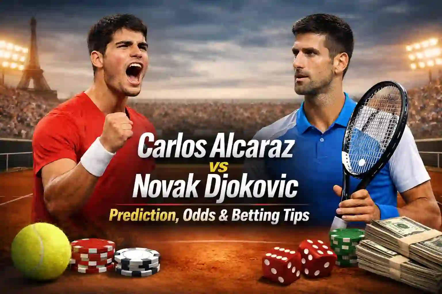 Carlos Alcaraz vs Novak Djokovic Prediction, Odds & Betting Tips