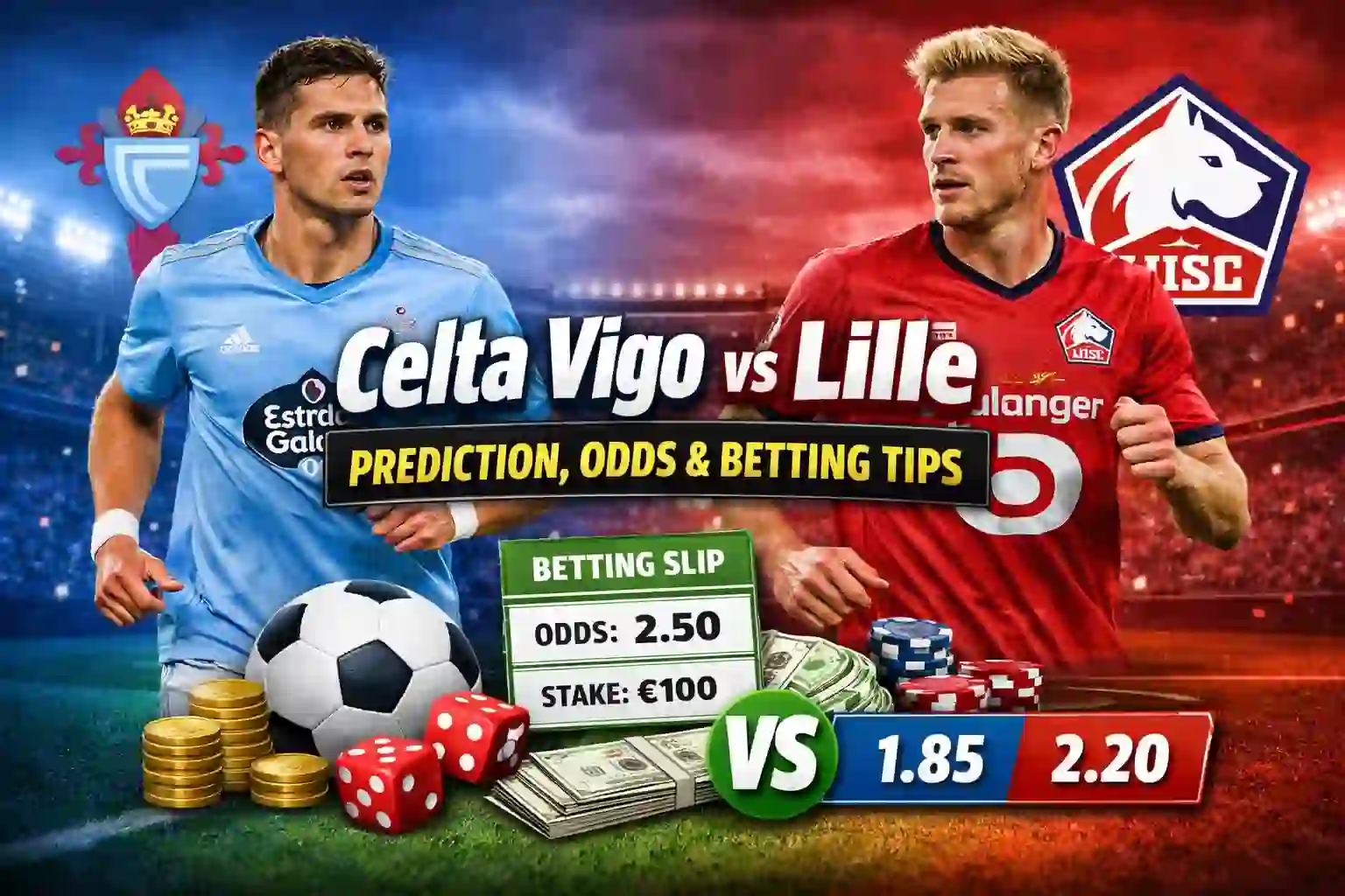 Celta Vigo vs Lille prediction, Odds & Betting Tips