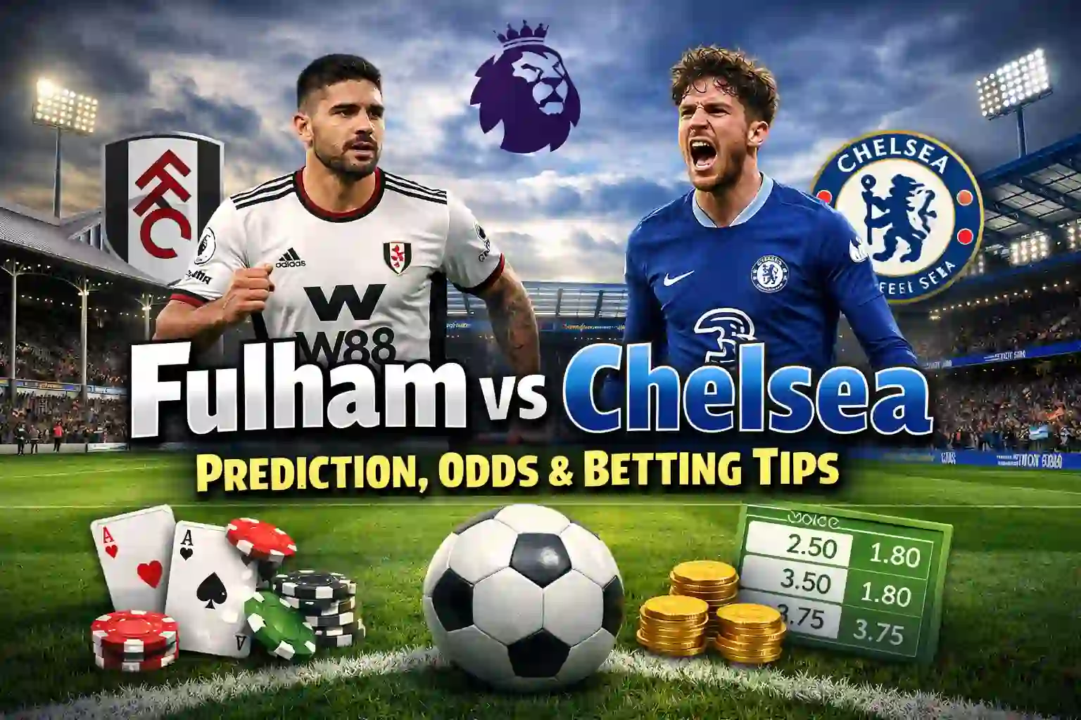 Fulham vs Chelsea Prediction, Odds & Betting Tips
