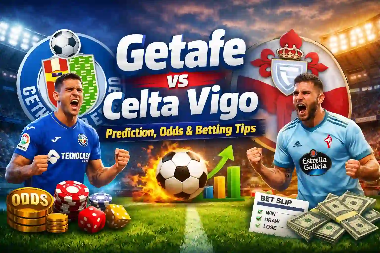 Getafe vs Celta Vigo Prediction, Odds & Betting Tips