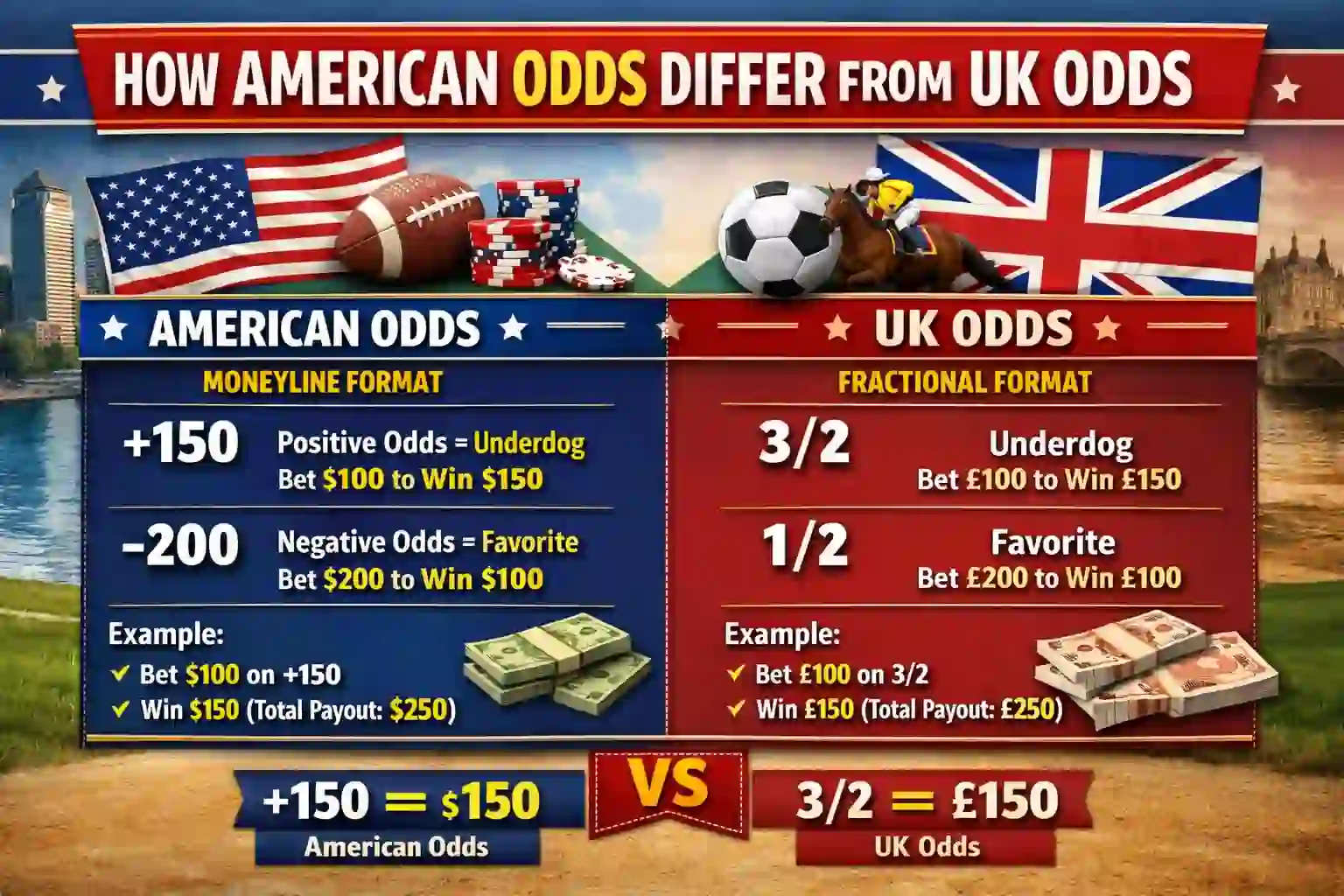 How American Odds Differ From UK Odds