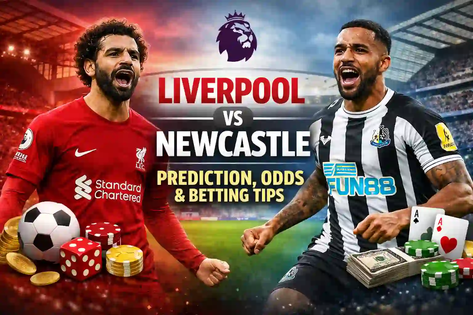 Liverpool vs Newcastle Prediction, Odds & Betting Tips