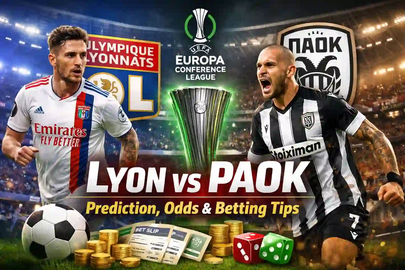 Lyon vs PAOK Prediction, Odds & Betting Tips