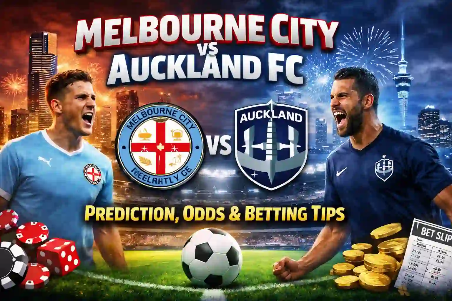 Melbourne City vs Auckland FC Prediction, Odds & Betting Tips
