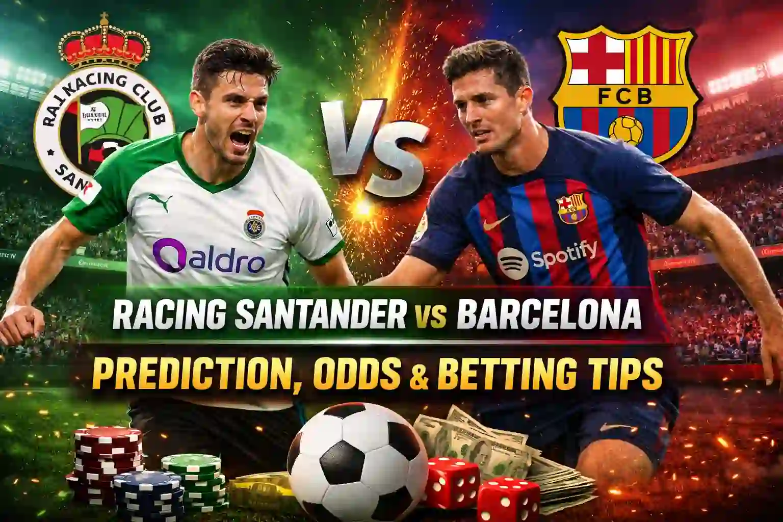 Racing Santander vs Barcelona Prediction, Odds & Betting Tips
