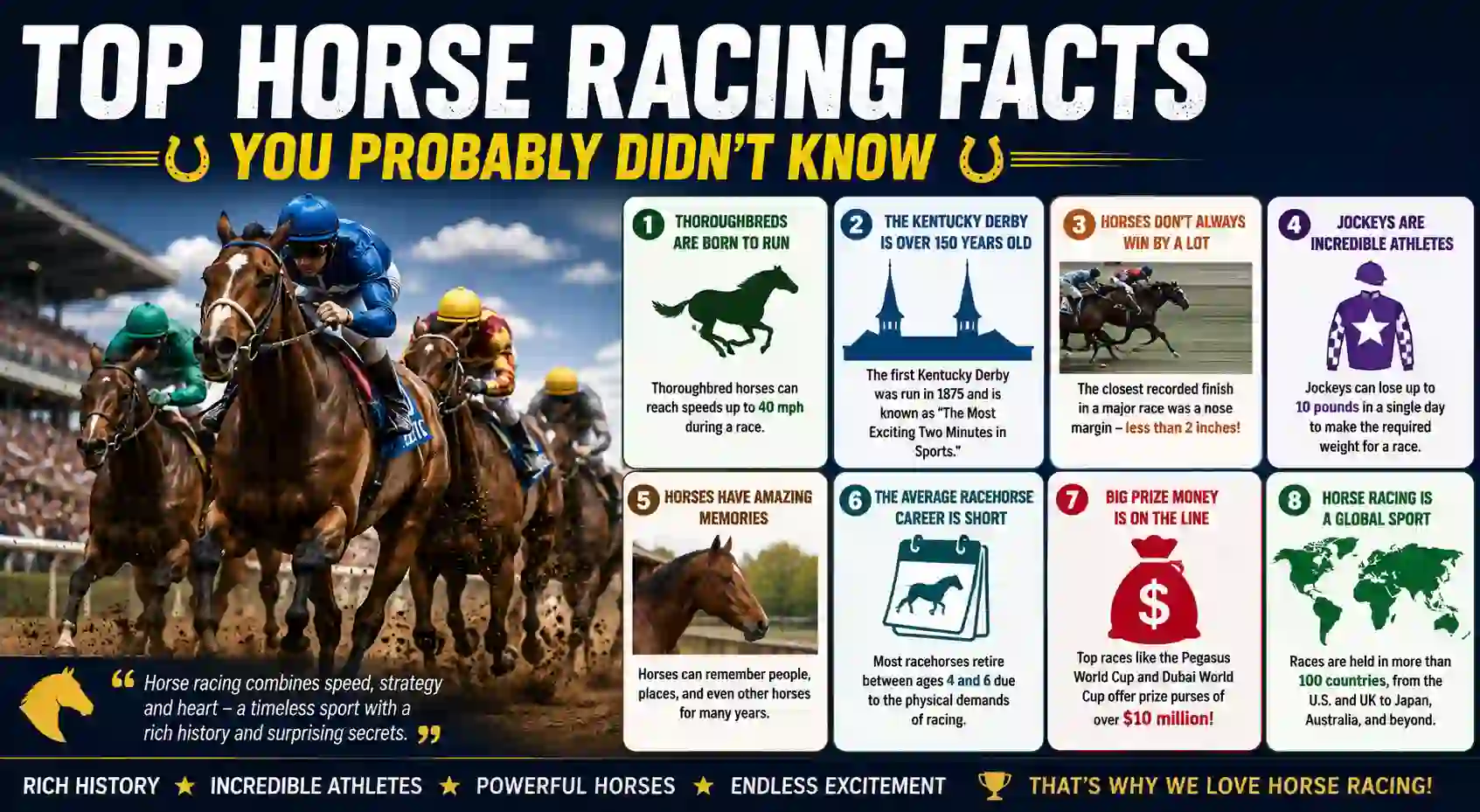 Top Horse Racing Facts You Probably Didn’t Know