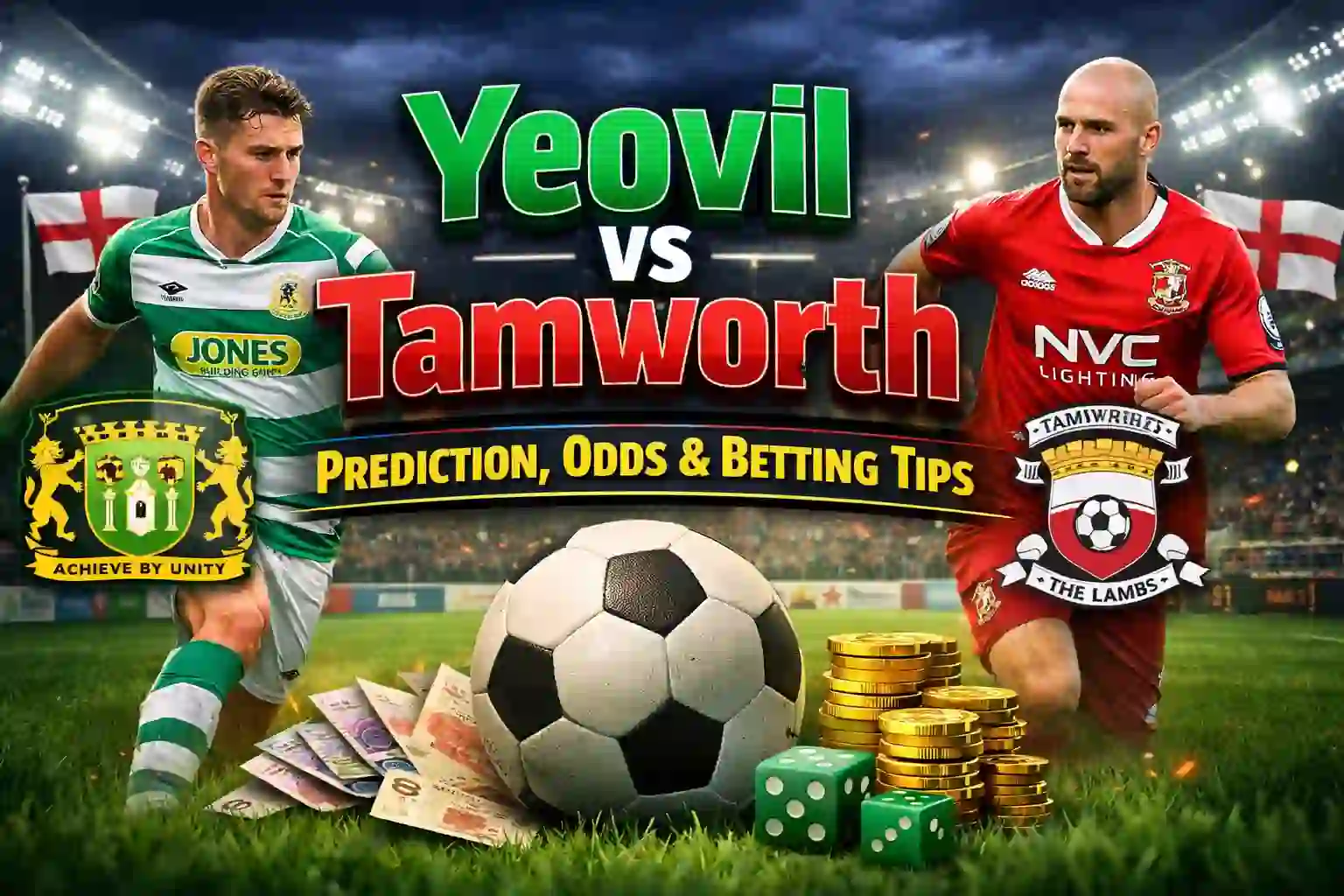 Yeovil vs Tamworth Prediction, Odds & Betting Tips